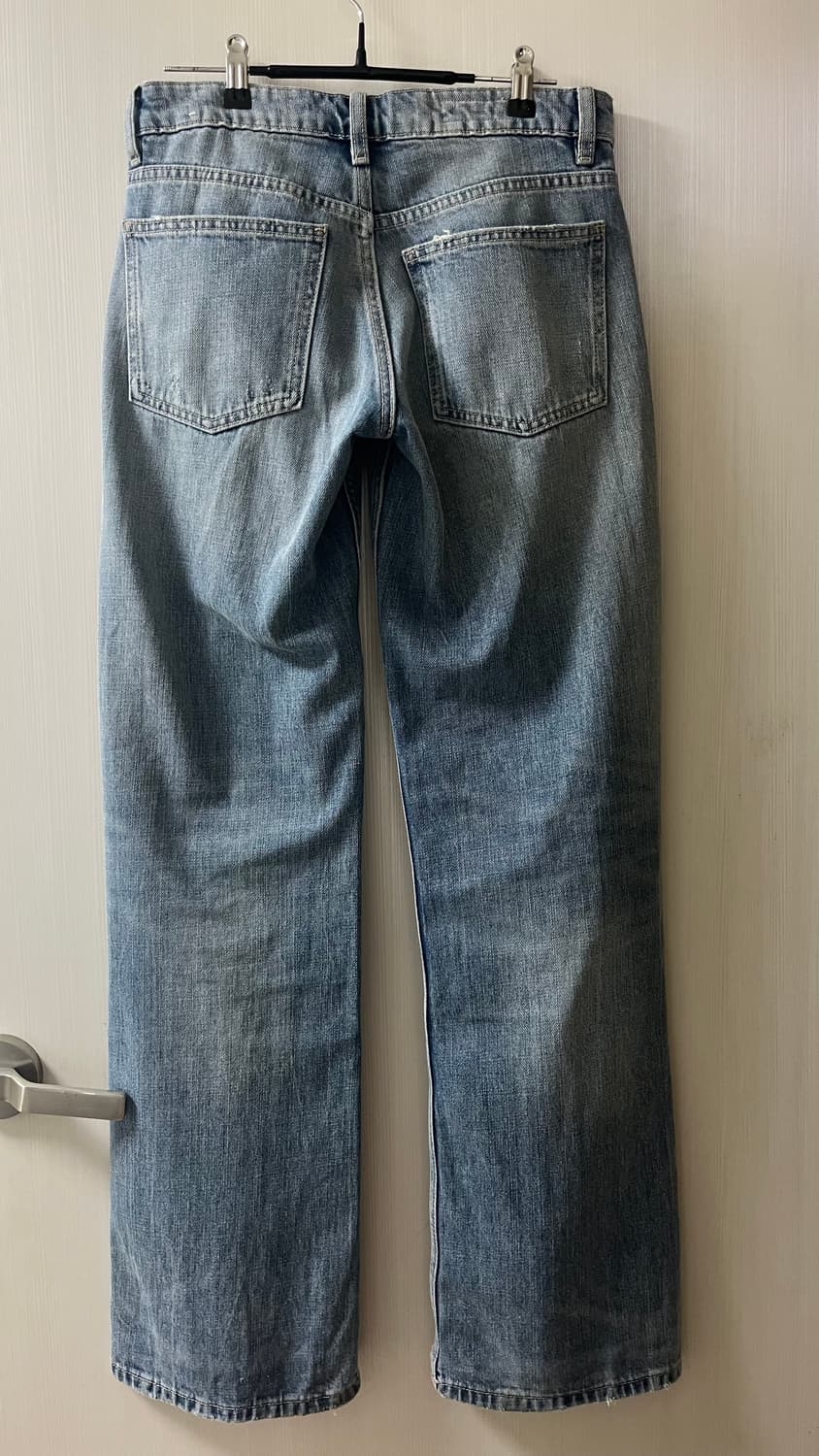 Zara 자라 JEANS TRF WIDE LEG 로우라이즈 34사이즈(블 상품이미지3