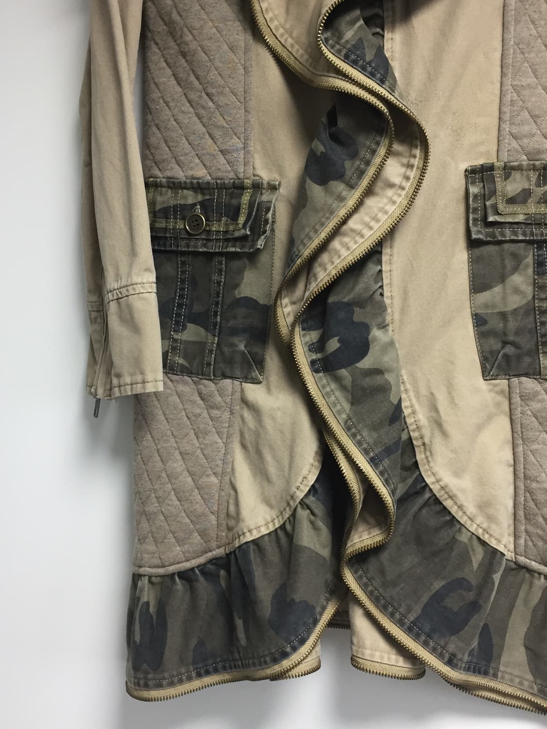 military pattern long jacket 상품이미지2