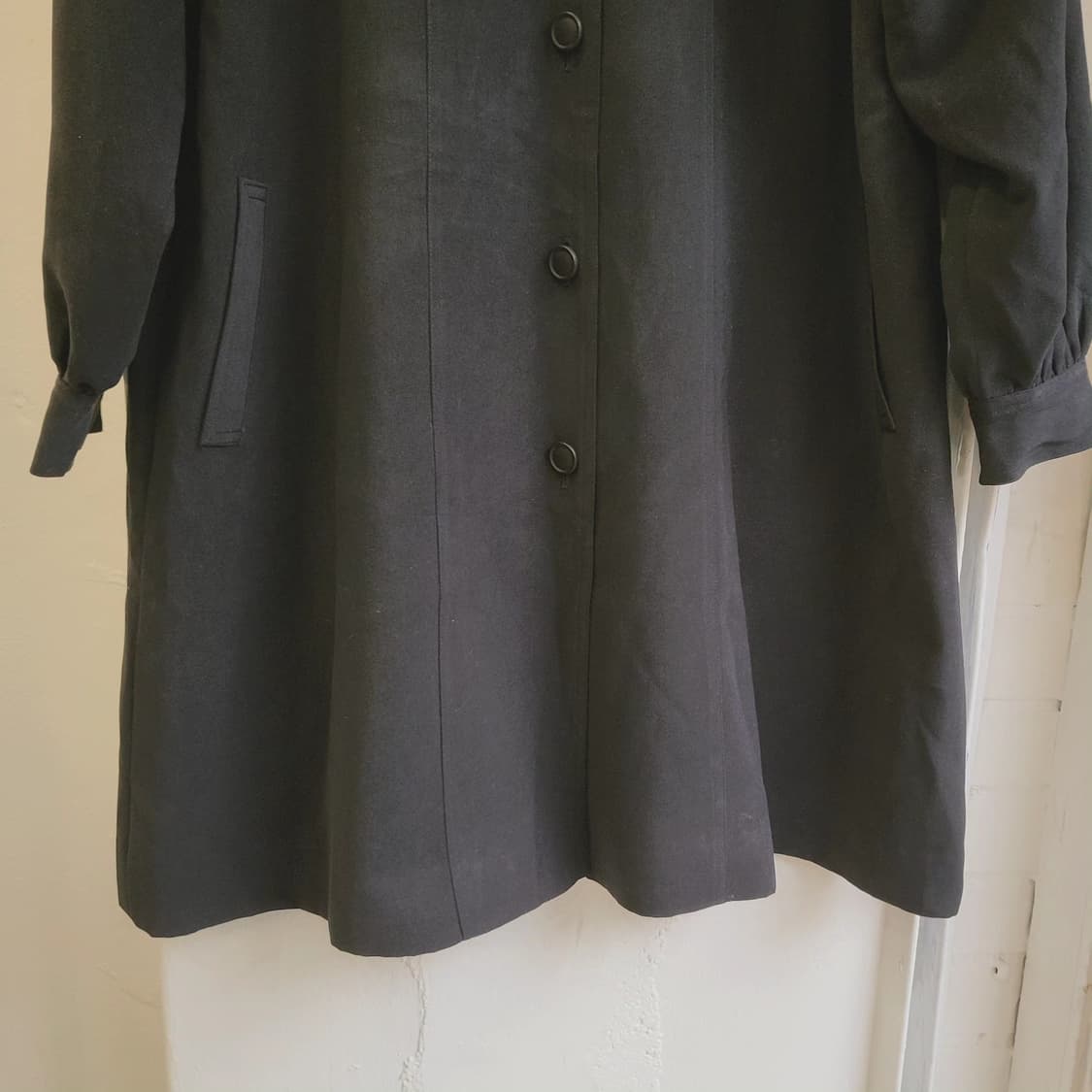 Preta porter 블랙 플레어 트렌치코트 상품이미지6