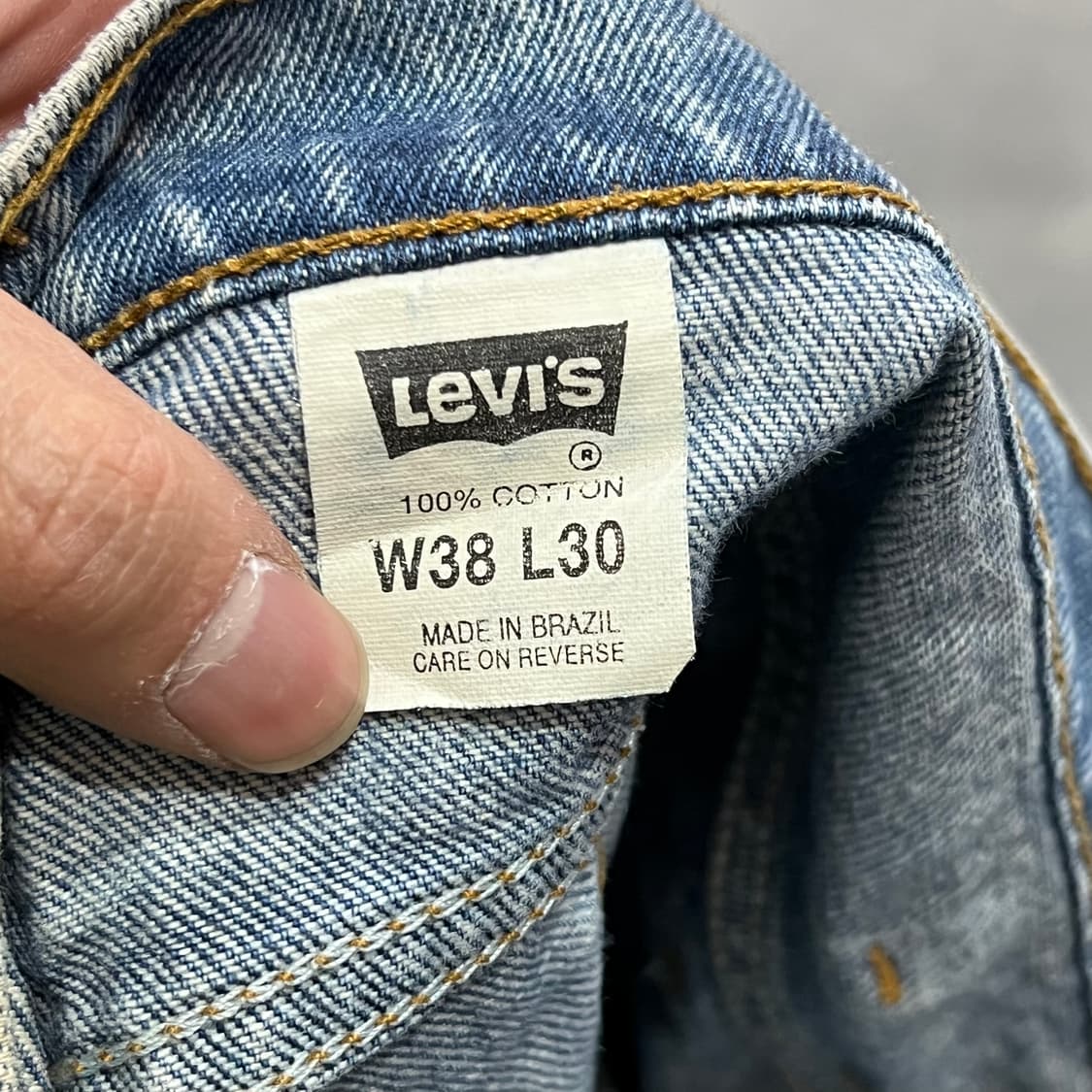  리바이스 505 오렌지탭 데님 팬츠 y15218 상품이미지6