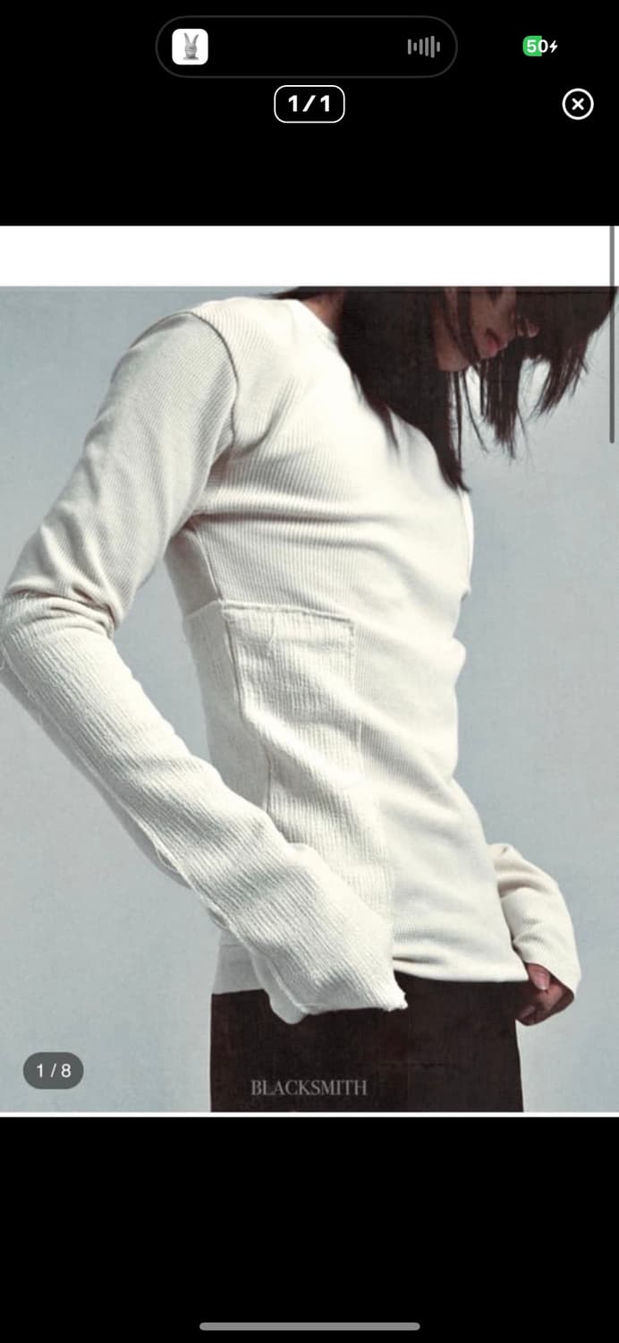 구매글)))Blacksmith 롱슬리브 블랙컬러 사이즈 무관 상품이미지2