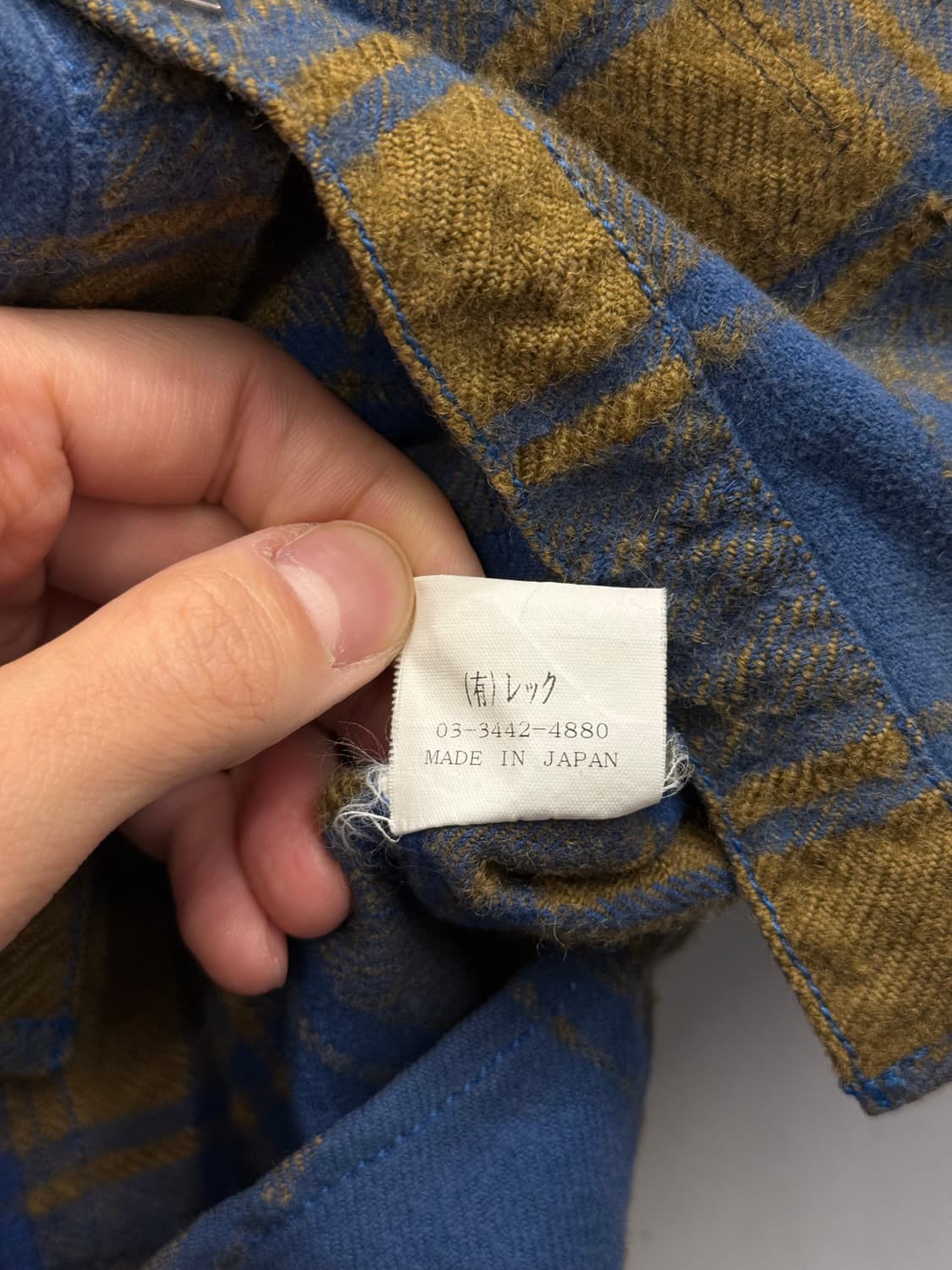 Japan Sifury Western Plaid Flannel Shirt 상품이미지10