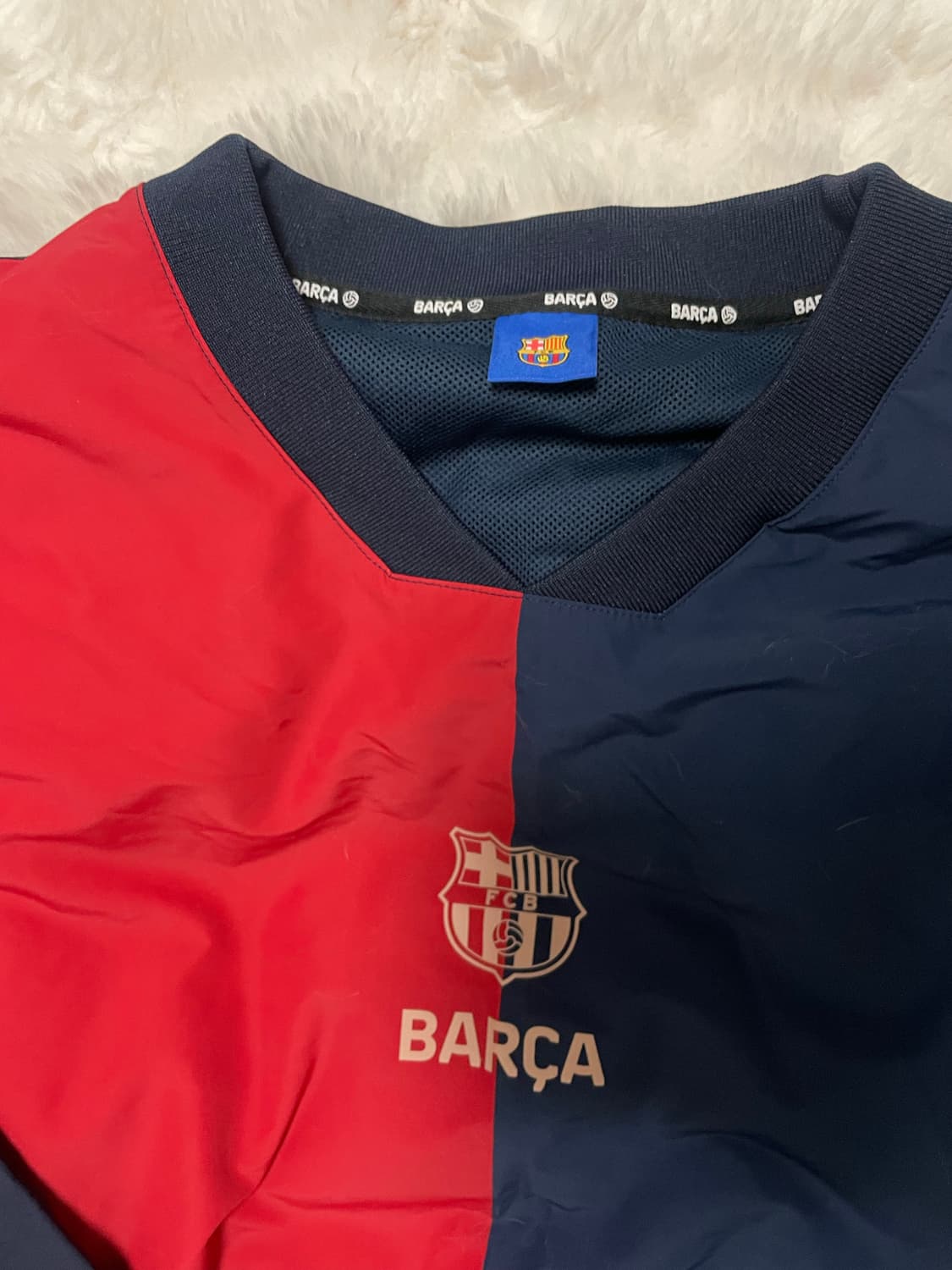 FC 바르셀로나 클래식 라인 우븐 맨투맨 상품이미지2
