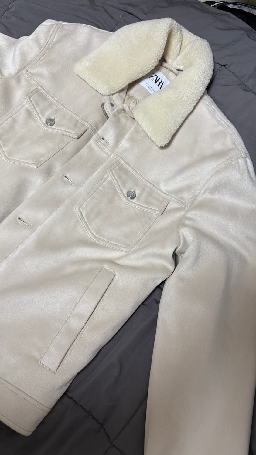 자라 퍼 자켓 상품이미지1