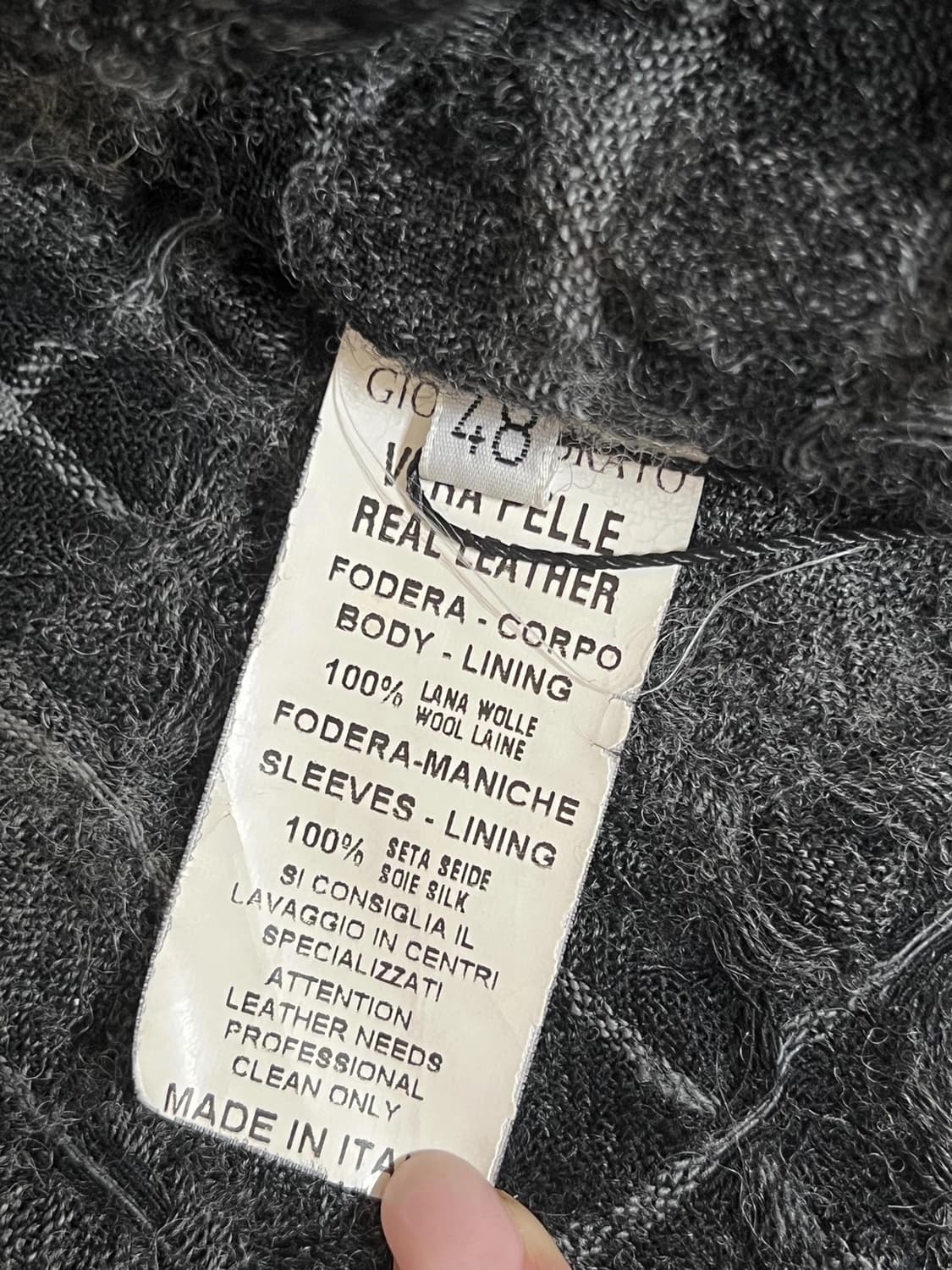 조르지오 브라토 레더 자켓 상품이미지3