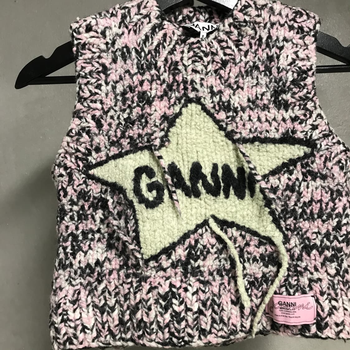 가니 로고 니트 베스트 0(W) 상품이미지2