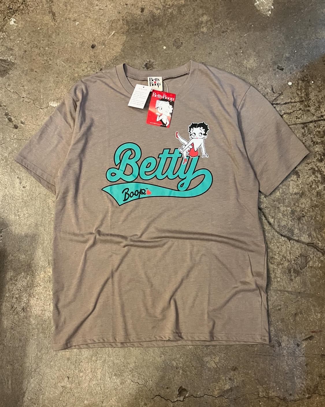 Betty Boop Printing T-shirt ( 새상품 ) 상품이미지5