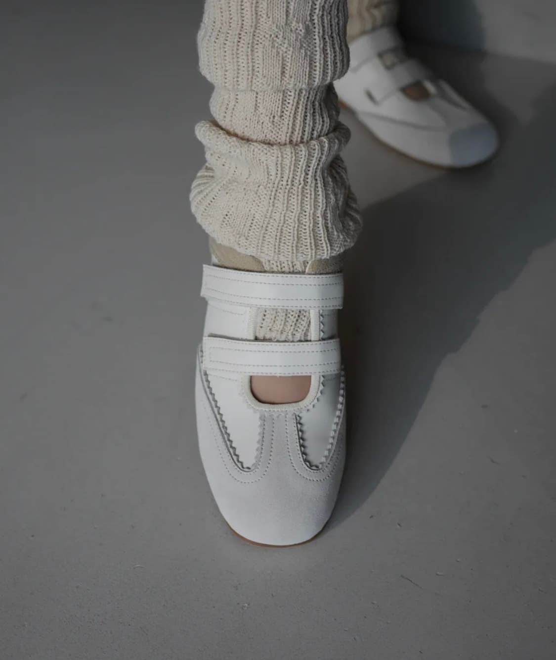 [새상품] 기호 - 트윈 벨크로 메리제인 스니커즈 (IVORY) 상품이미지2