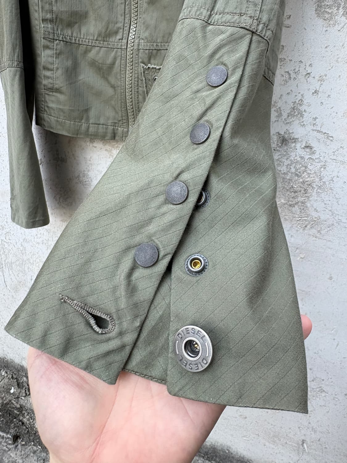 디젤 야상 밀리터리 집업 자켓 상품이미지4