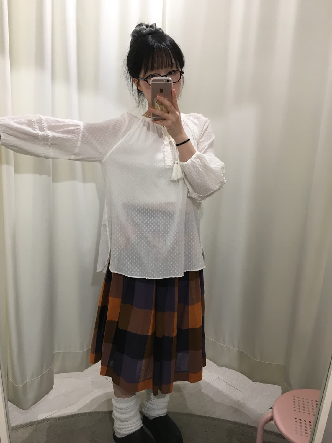 Hagumi dot blouse 상품이미지2