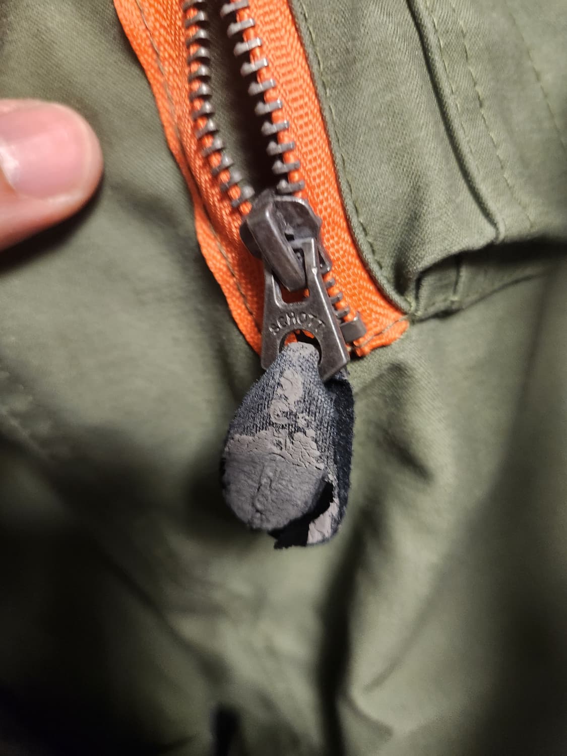 (쇼트)Schott N3B 야상자켓 M 상품이미지6