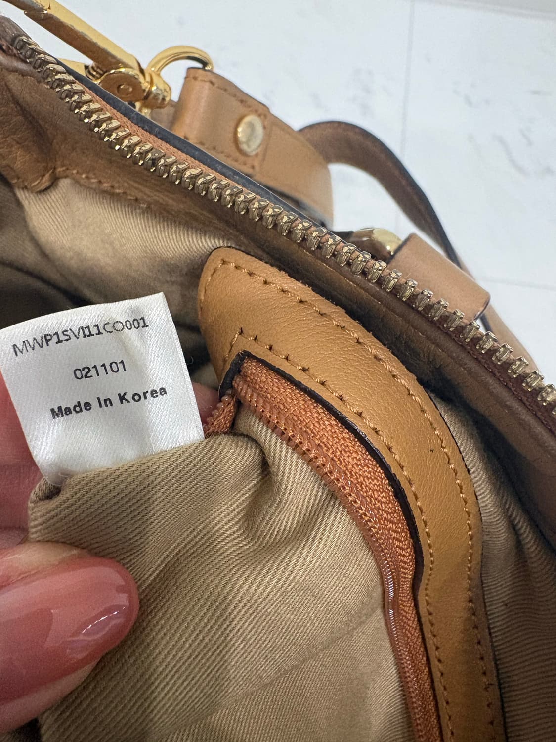 mcm vissetos tote bag small 상품이미지8