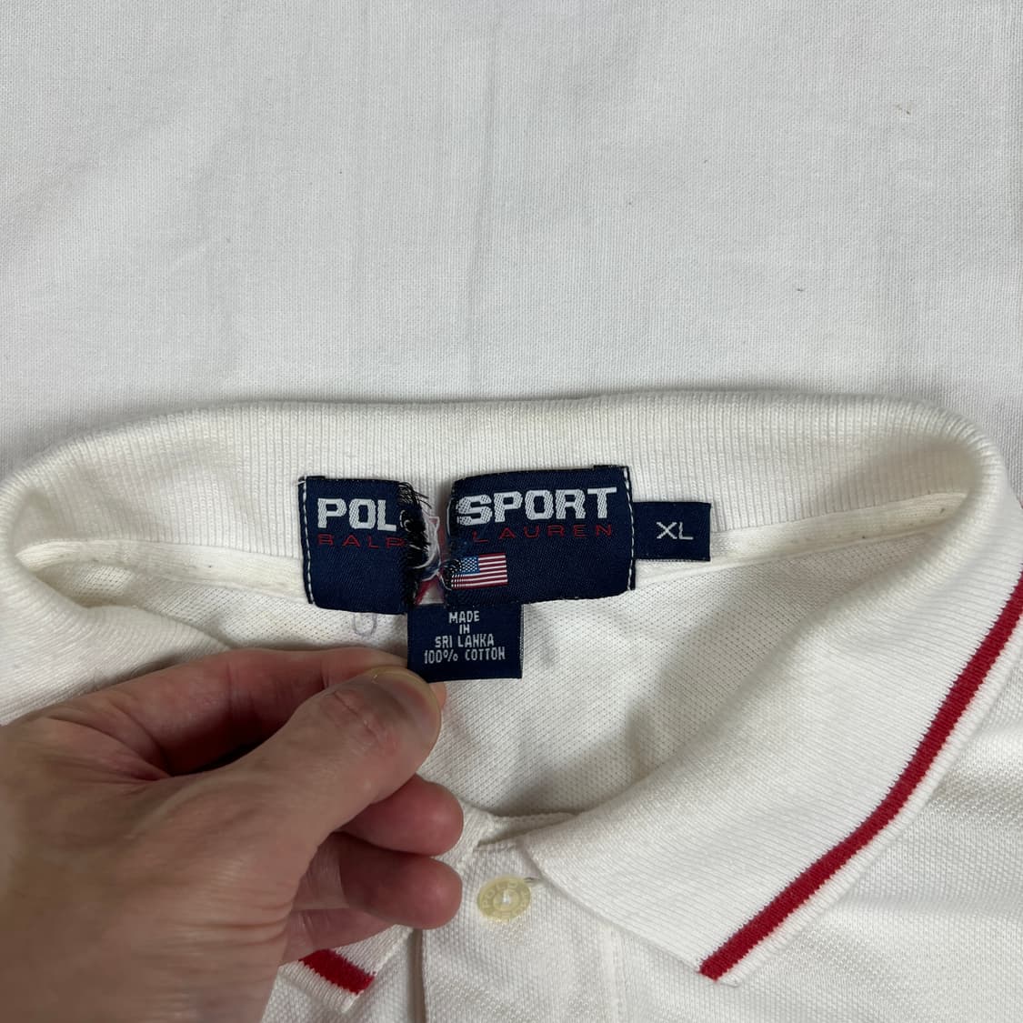 90‘s 폴로스포츠 polo sport 스펠아웃 반팔 피케셔츠 상품이미지7