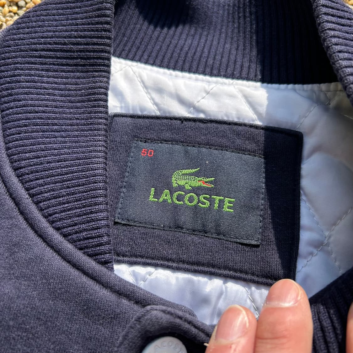 라코스테(Lacoste) 울 바시티 자켓 상품이미지4