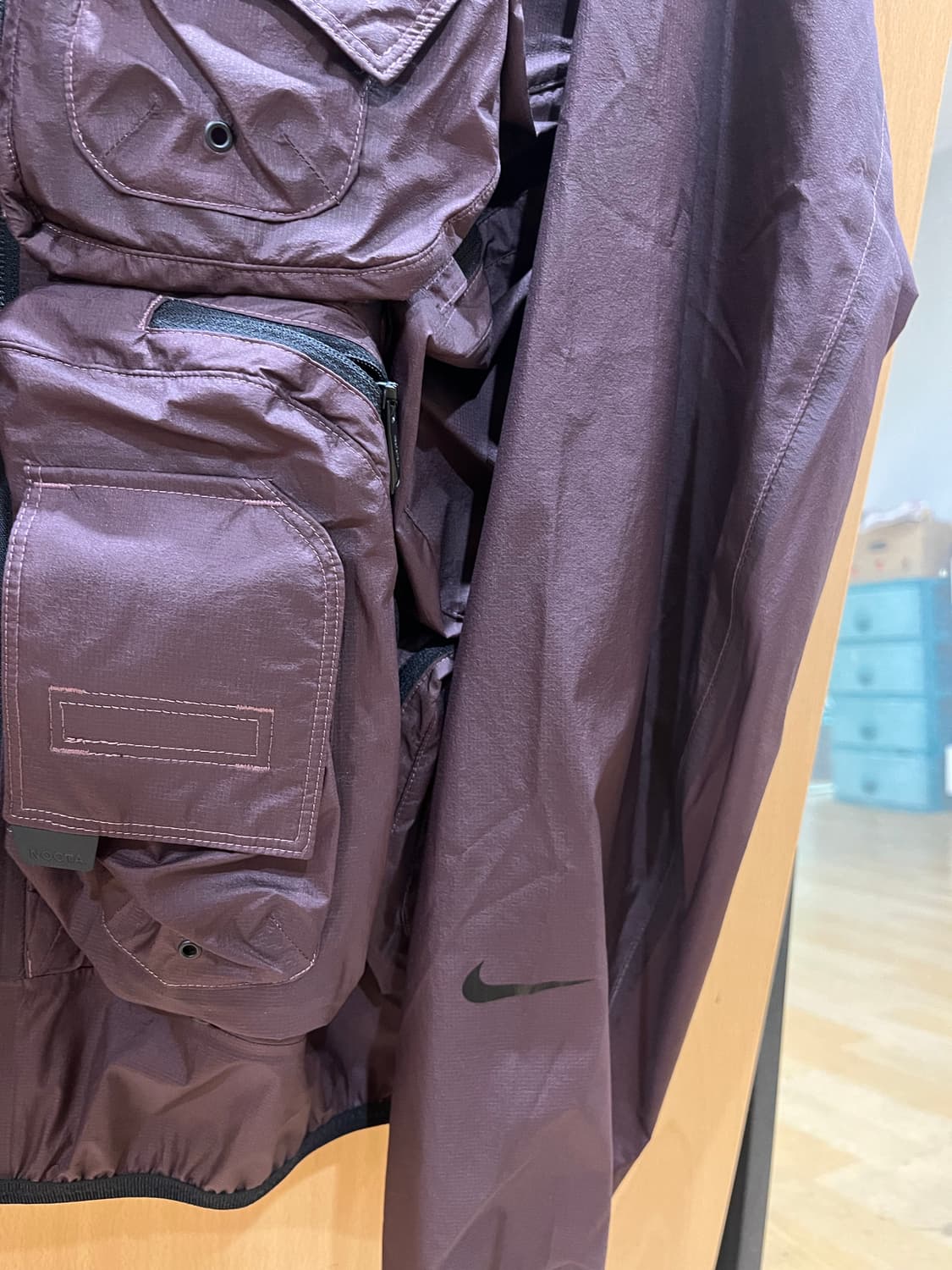 나이키 x 트레이크 녹타 NRG LR 트랙 자켓 다크 와인 상품이미지6