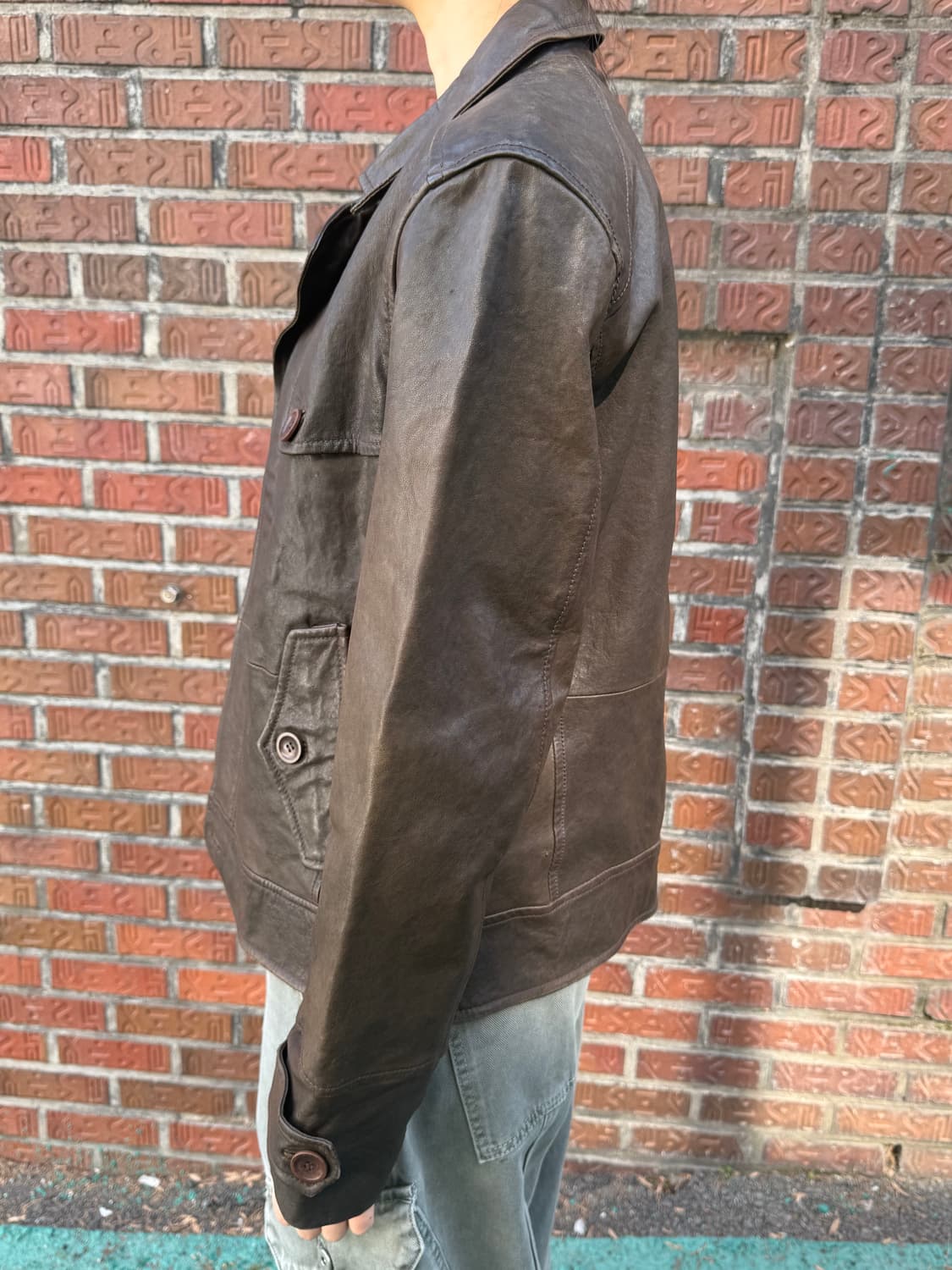 크리스크리스티 브라운 자켓 상품이미지3