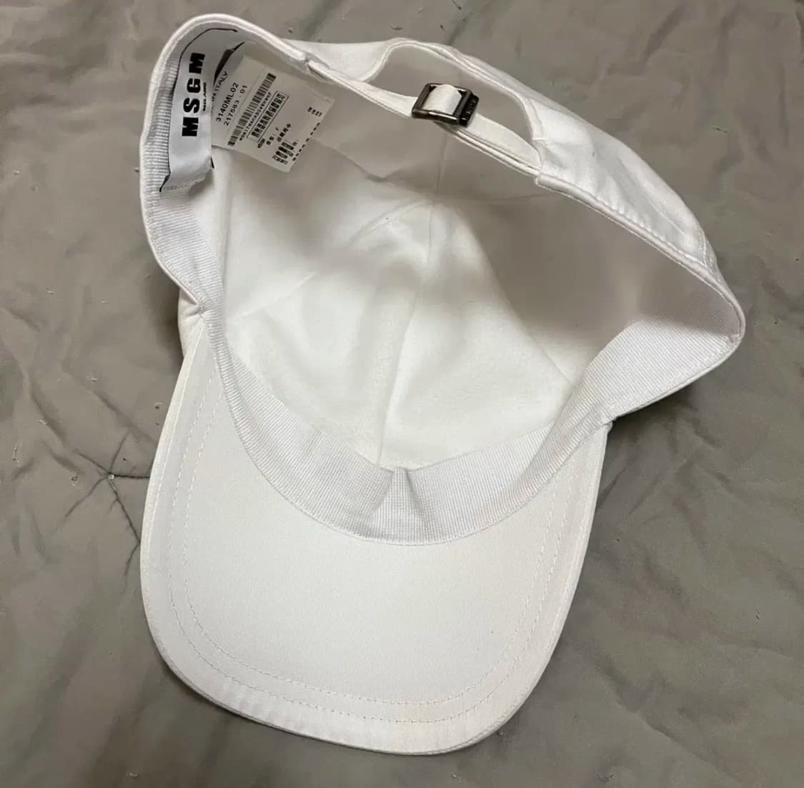 MSGM 볼캡 화이트 상품이미지2