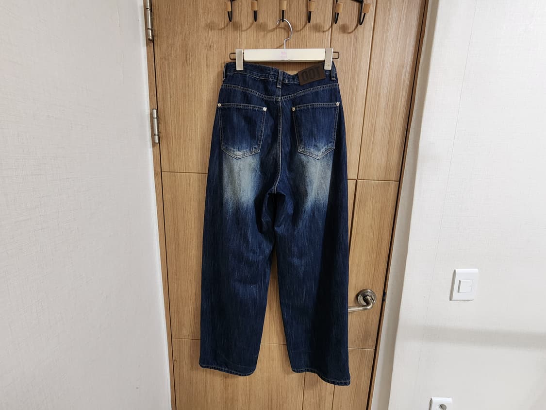 (S)여성 OOT 벌룬 오버핏 데님 팬츠  상품이미지3