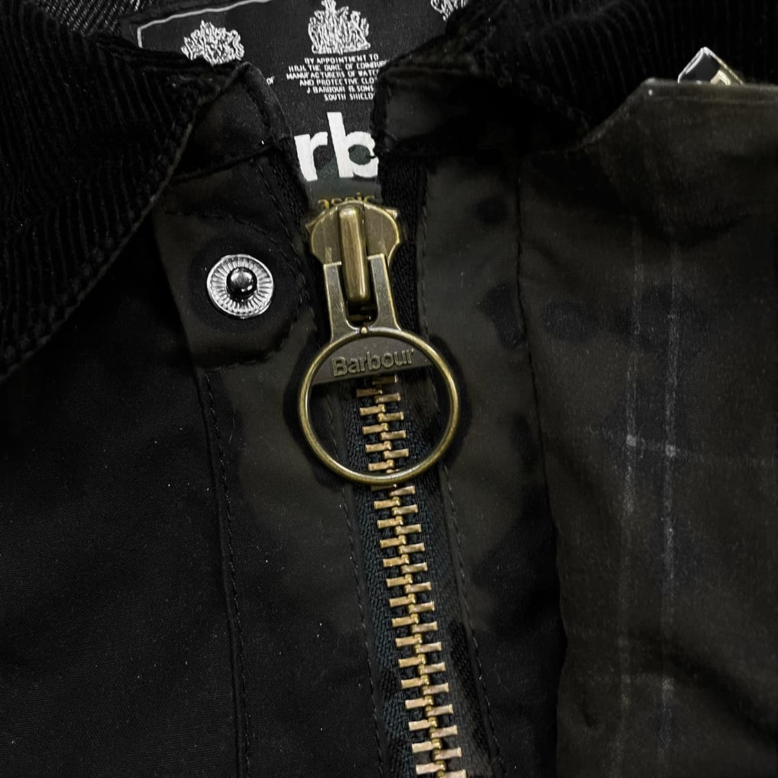바버 Barbour digby 퀄티드 왁스 자켓 다크네이비 상품이미지6