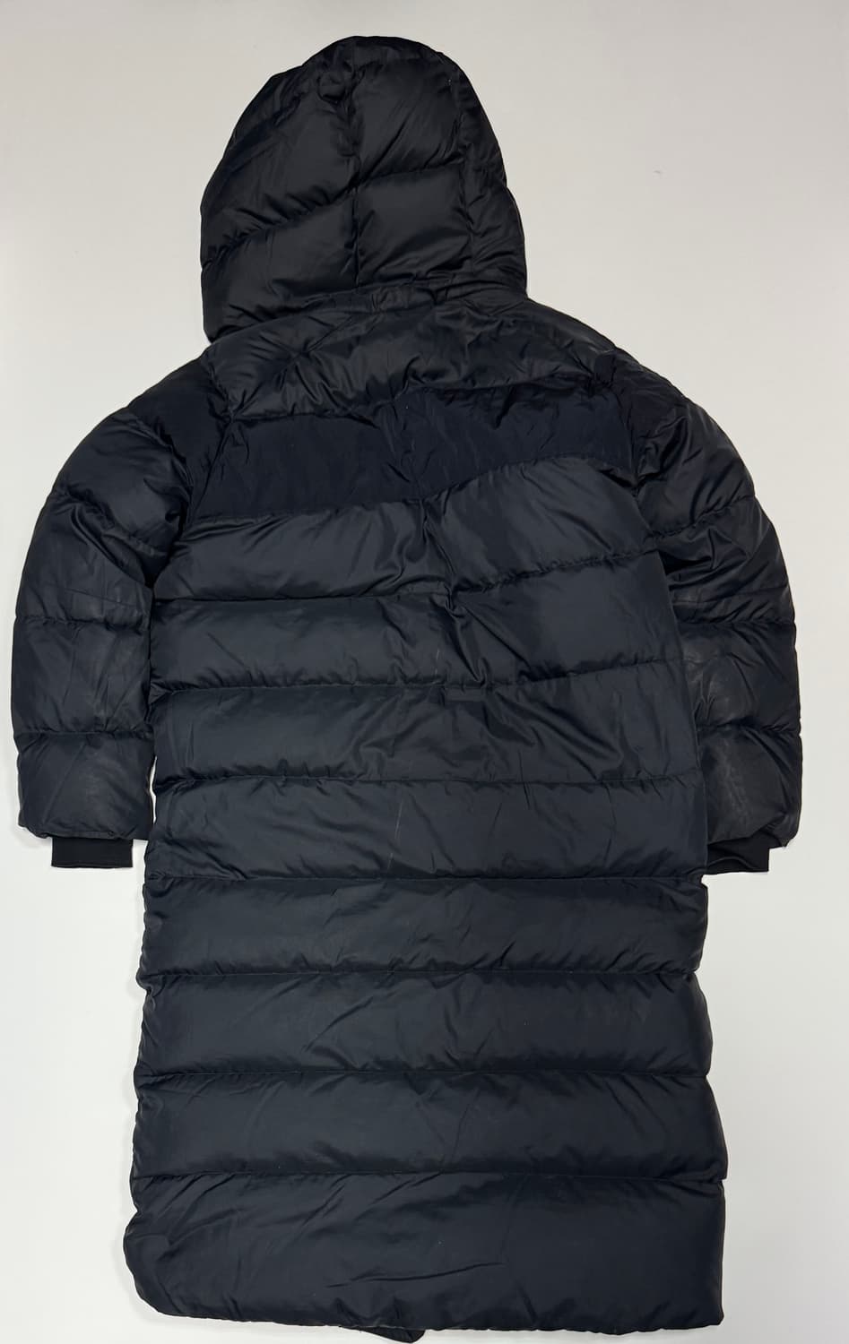 여성 나이키 올드스쿨 덕 다운 후드 경량 롱패딩 상품이미지2