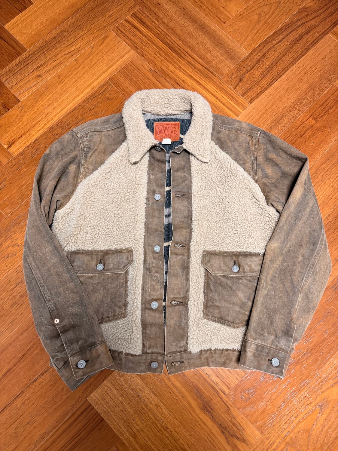 rrl 그리즐리 브라운 데님 자켓  상품이미지1