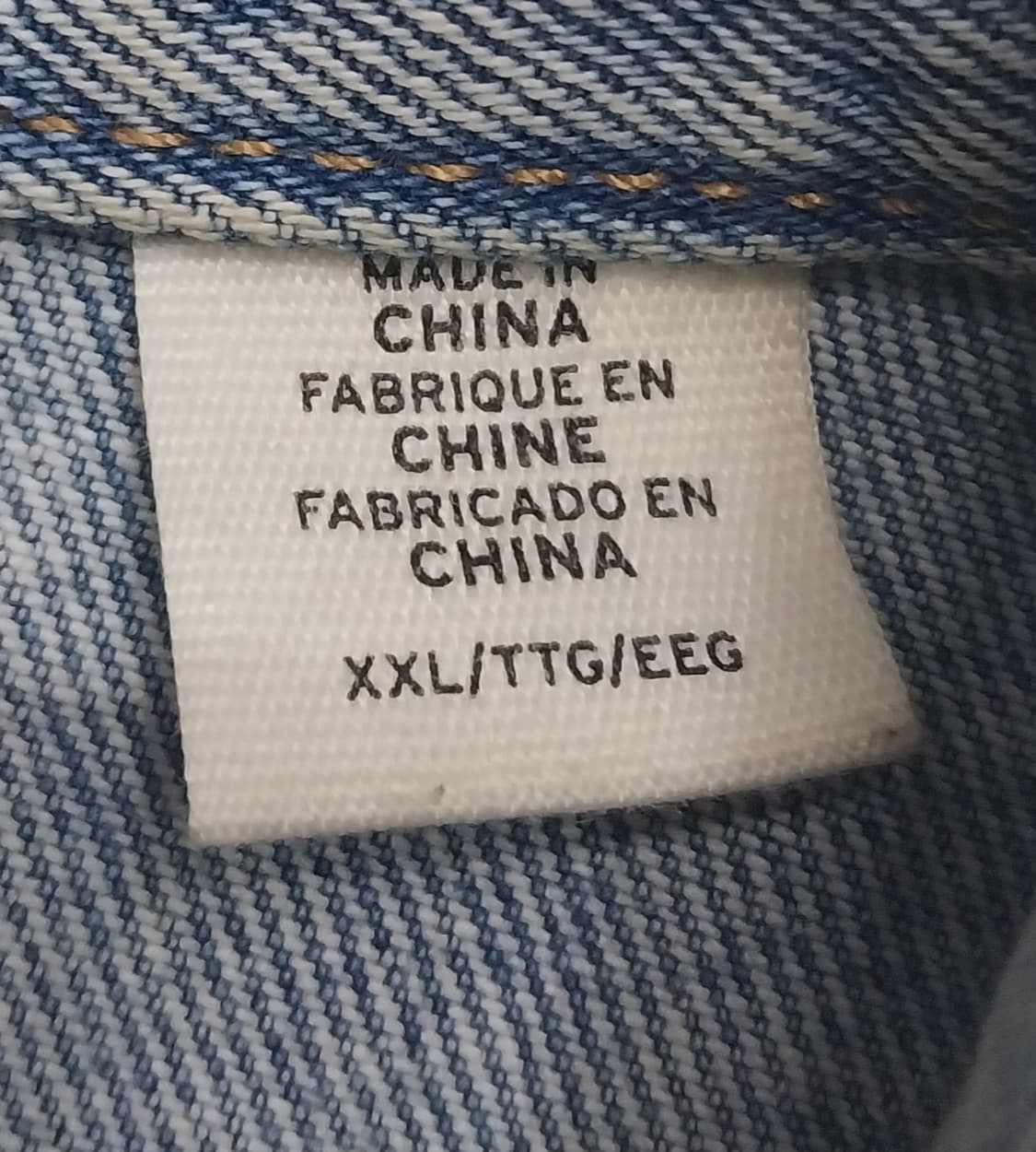 리바이스 데님 트러커 베스트 2XL 상품이미지4