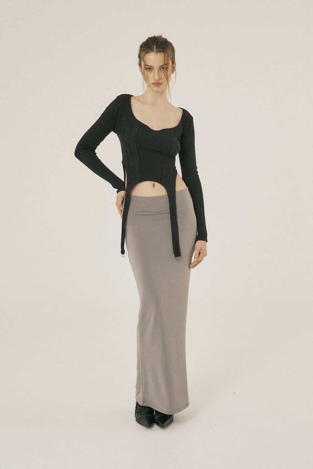 [단종] 쓰리타임즈 시그널 탑 블랙 상품이미지1