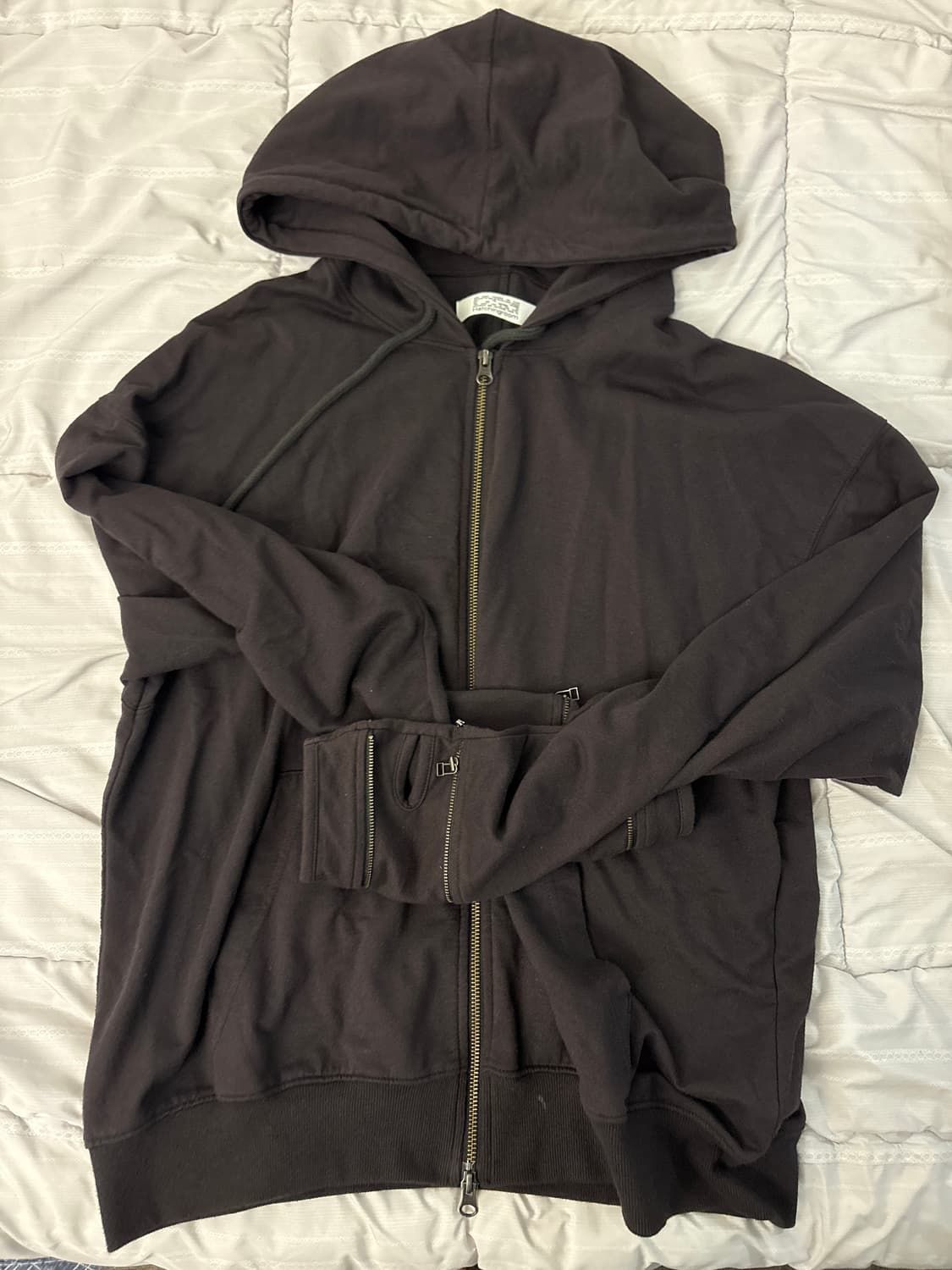 4) 해칭룸 복서 후드집업 퍼플차콜  상품이미지2