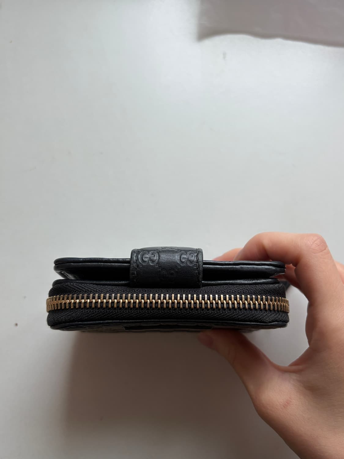 구찌 CG마이크로 블랙 시마 반지갑 상품이미지4