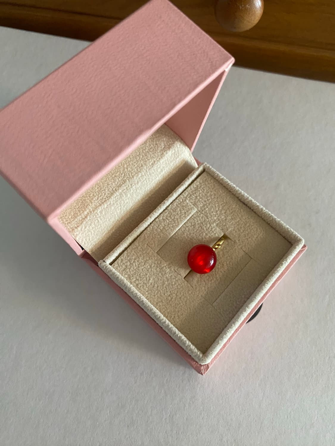 빈티지 레드알 팬던트 목걸이  상품이미지1