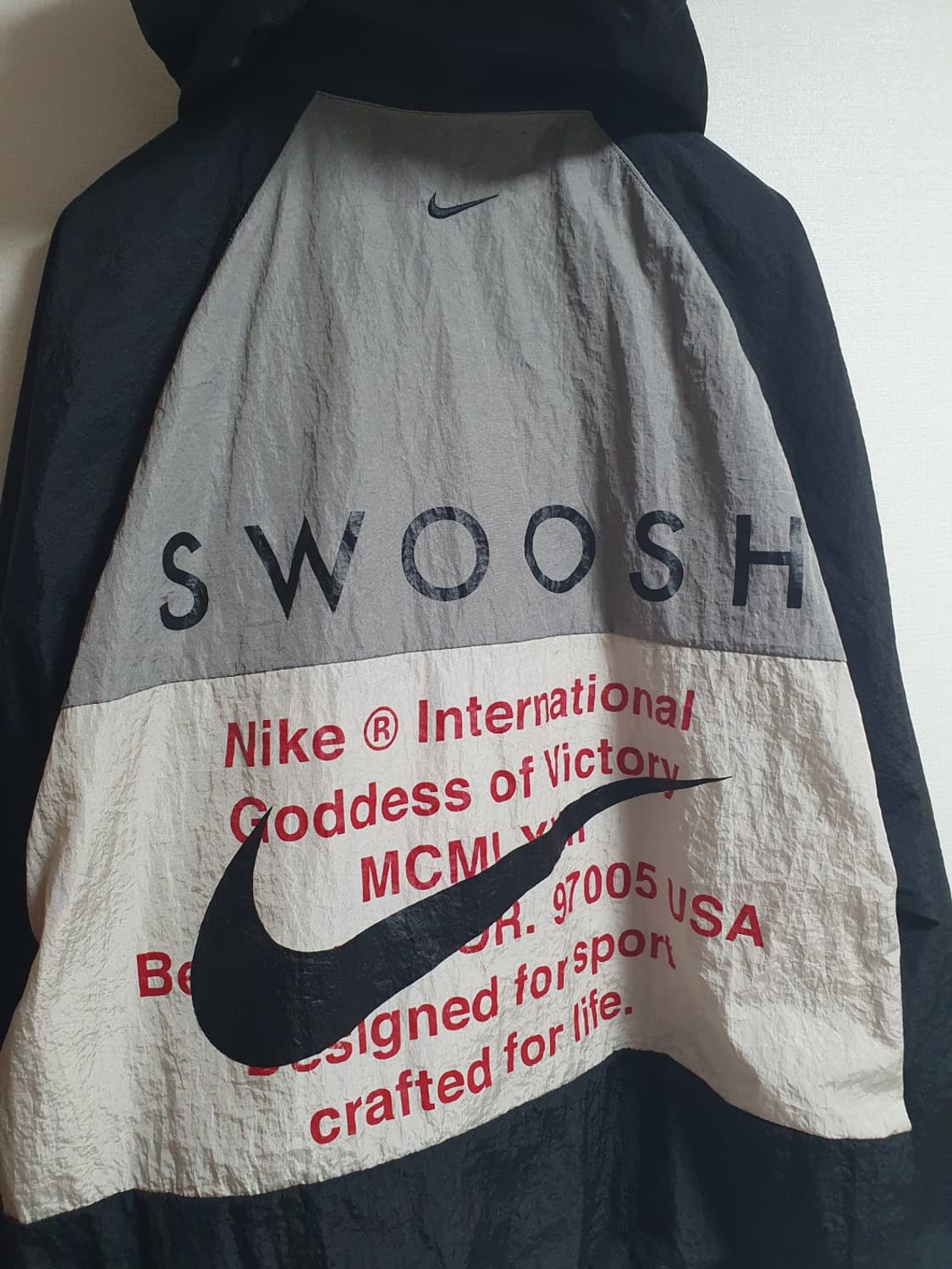 택포가 나이키 윈드브레이커 더블 스우시 우븐 후디 바람막이 L 상품이미지4