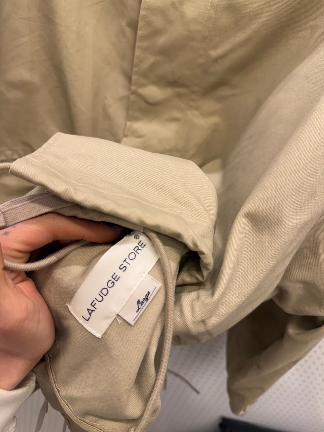 라퍼지스토어 베이지 하이넥 필드 자켓 U833 상품이미지5