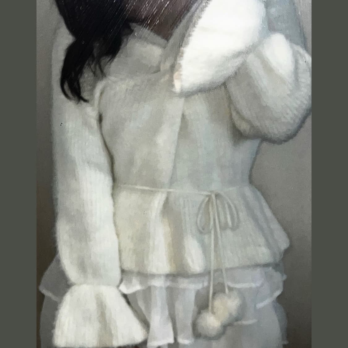 옾숄가능!! STC빈티지 대대장 코리락 앙고라 히메갸루 프릴니트 엣티시 상품이미지1