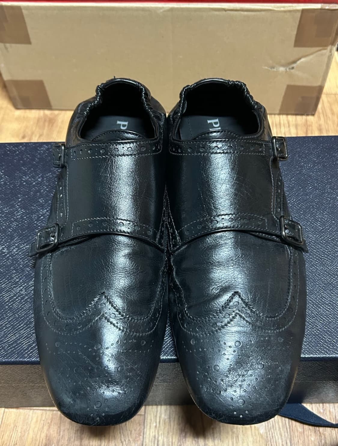 프라다 더블몽크 스트랩 상품이미지2