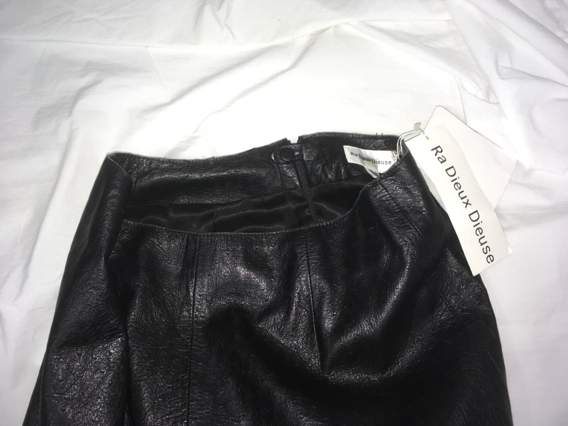 *deadstock lambskin leather skirt* 상품이미지2
