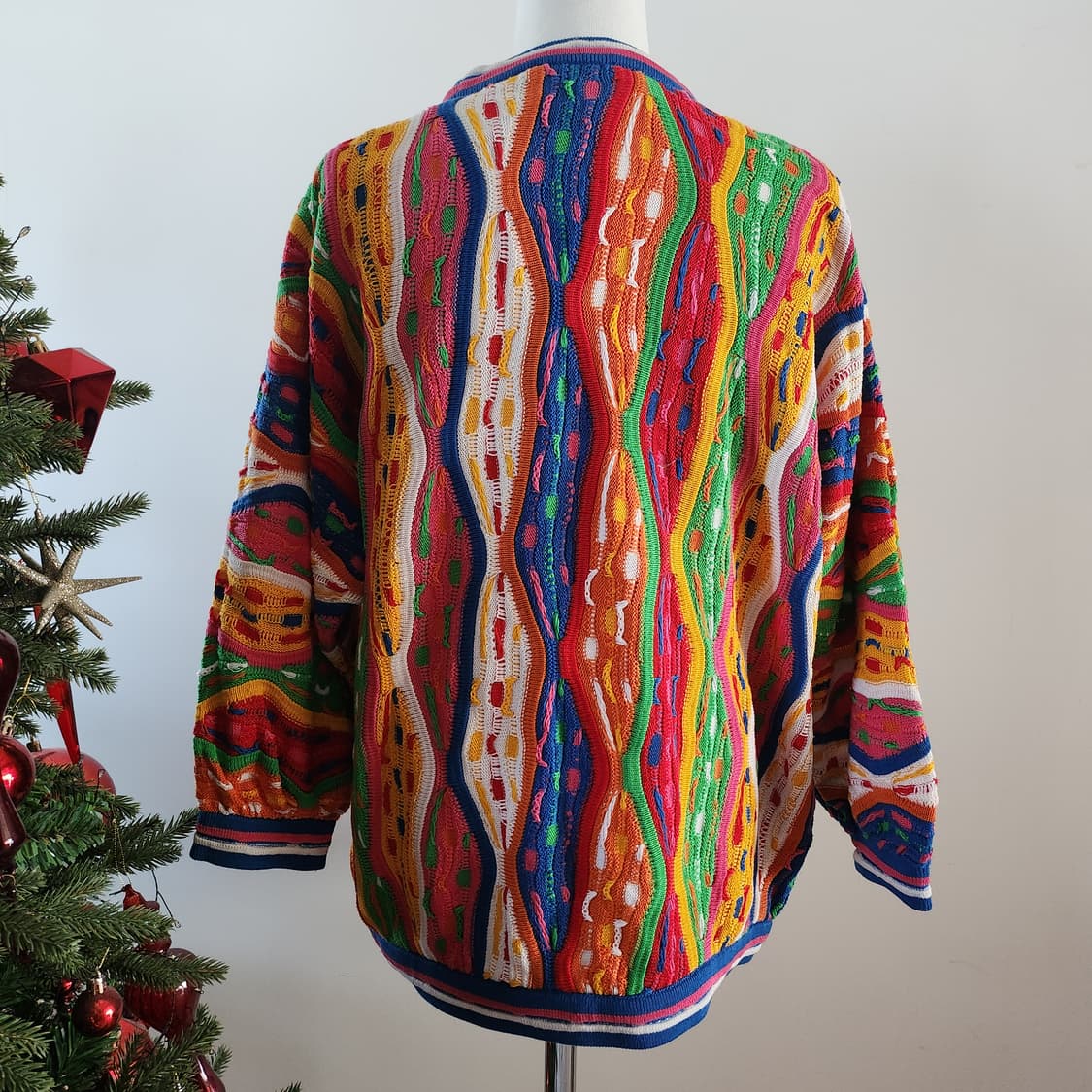 Coogi 쿠지 케이블 니트 여성 빈티지 스웨터 M 상품이미지4