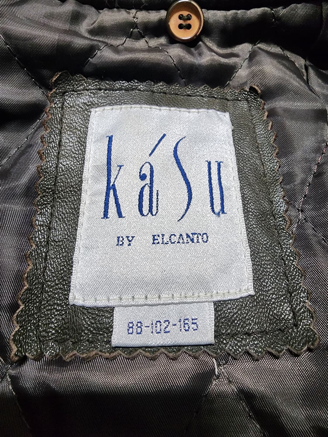 90's 빈티지 까슈 양가죽 항공 점퍼 자켓 공용 상품이미지5