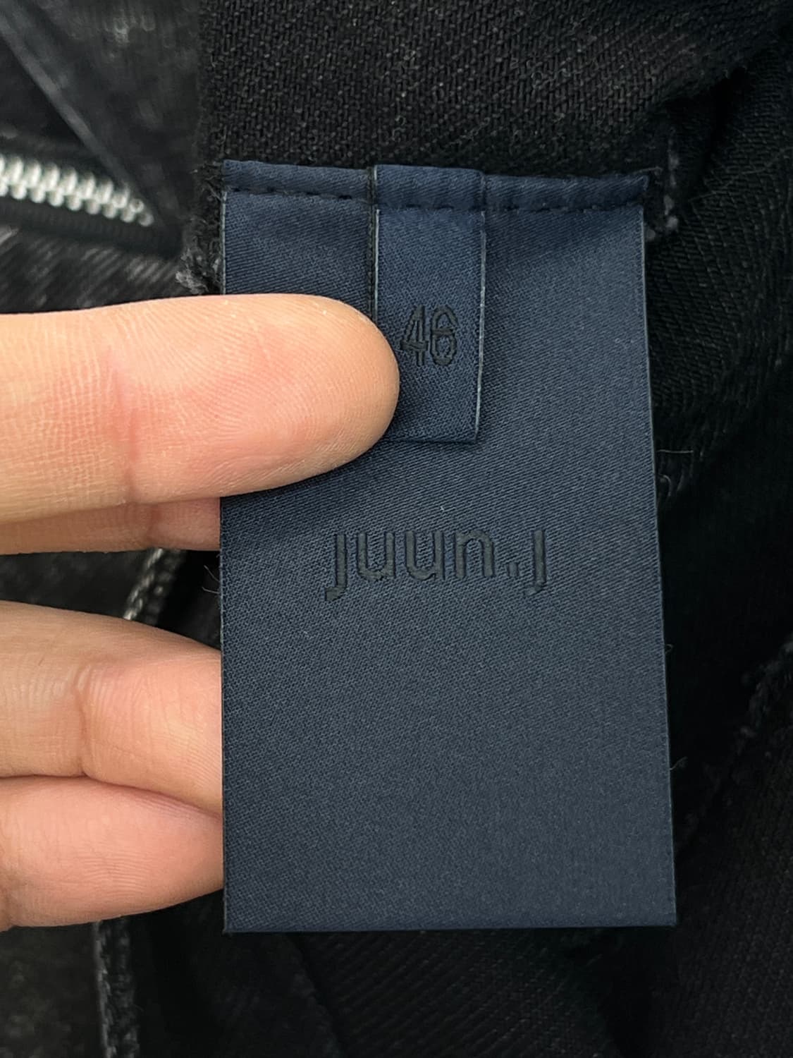 준지 23FW 데님 맥 카고 팬츠 / 블랙 상품이미지8