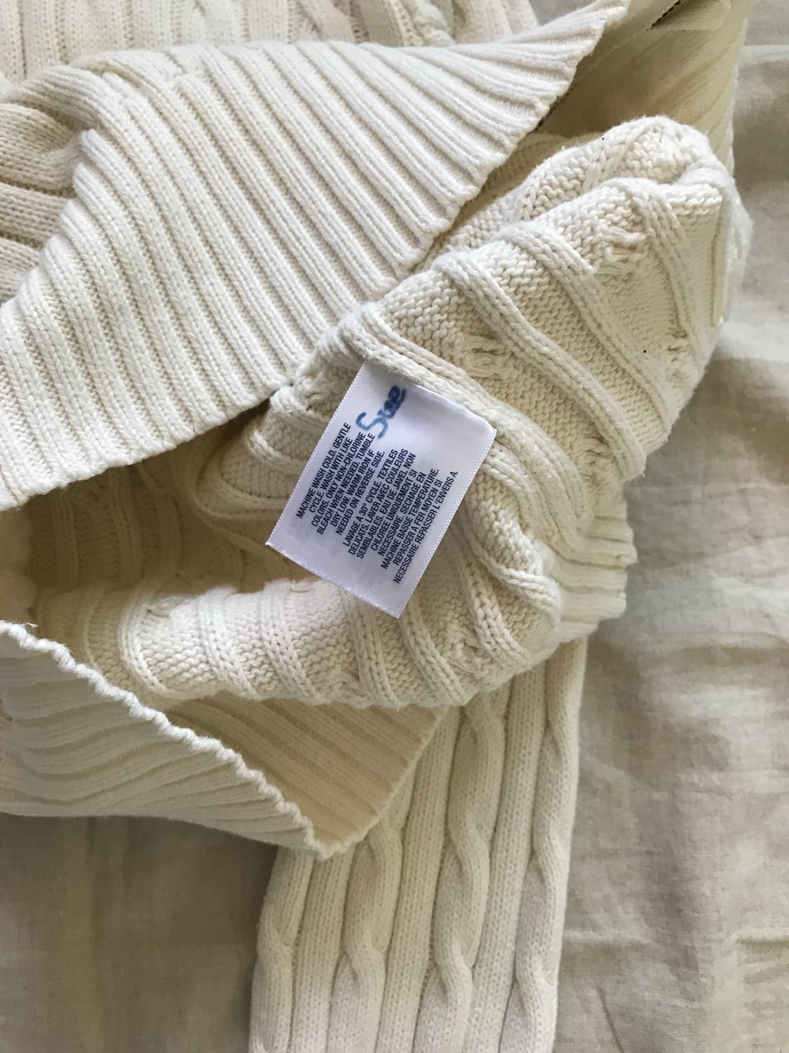 폴로 랄프로렌 포니로고 케이블 니트 후드집업 상품이미지9