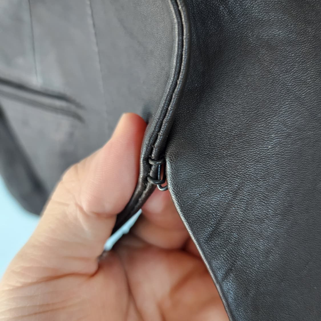 TIME 타임 여성 가죽 자켓 상품이미지3