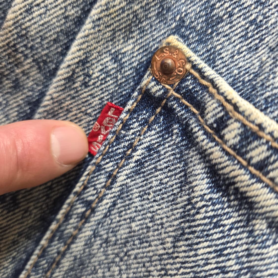 리바이스 1세대 데님 트러커 상품이미지5