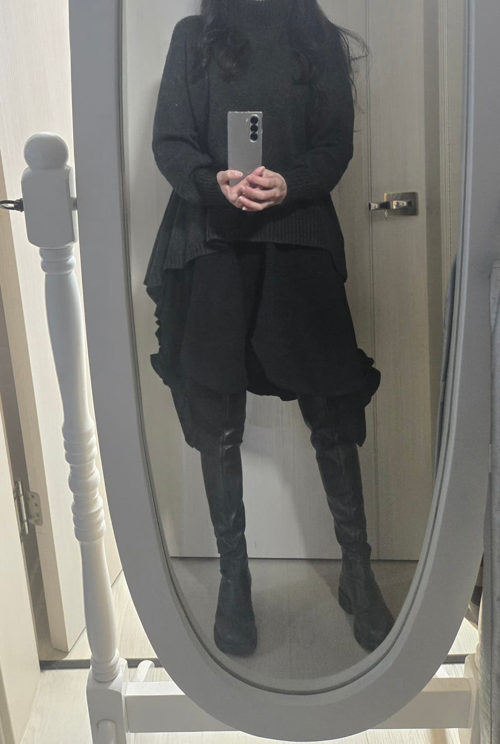 꼼데가르송 사이드 프릴 폴리 스커트 상품이미지6