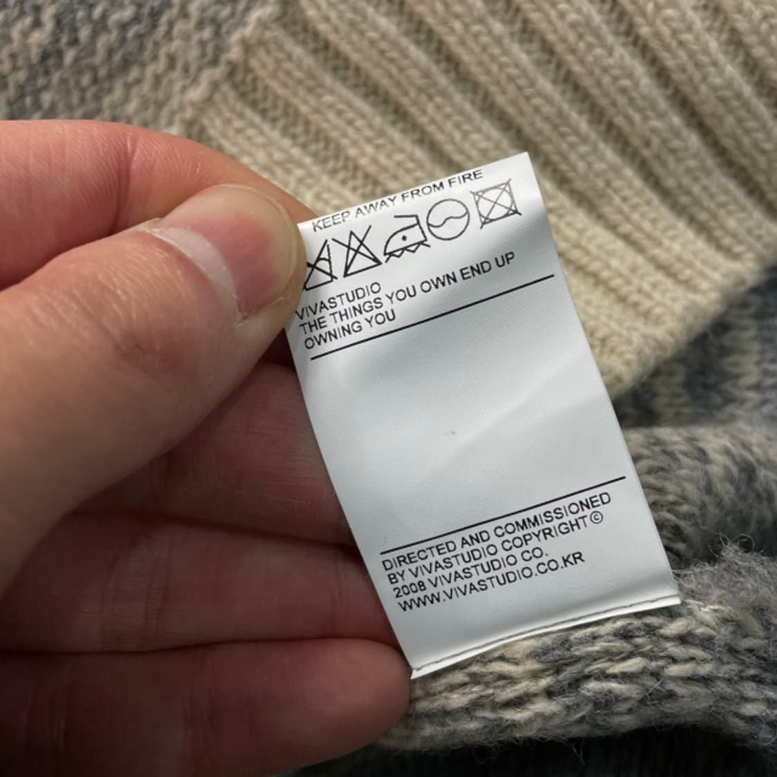 100 비바스튜디오 니트  상품이미지5