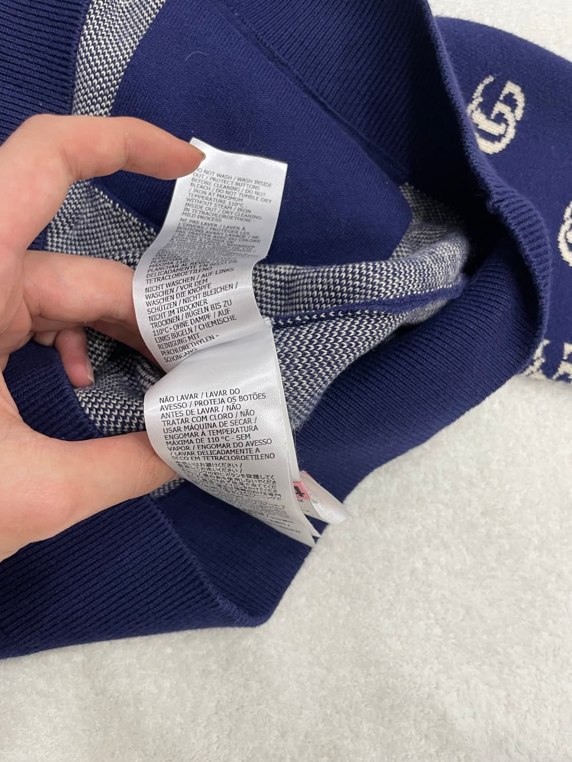 [ S+급 ] 구찌 GG 자카드 금장 울 가디건 전재준 가디건 상품이미지4