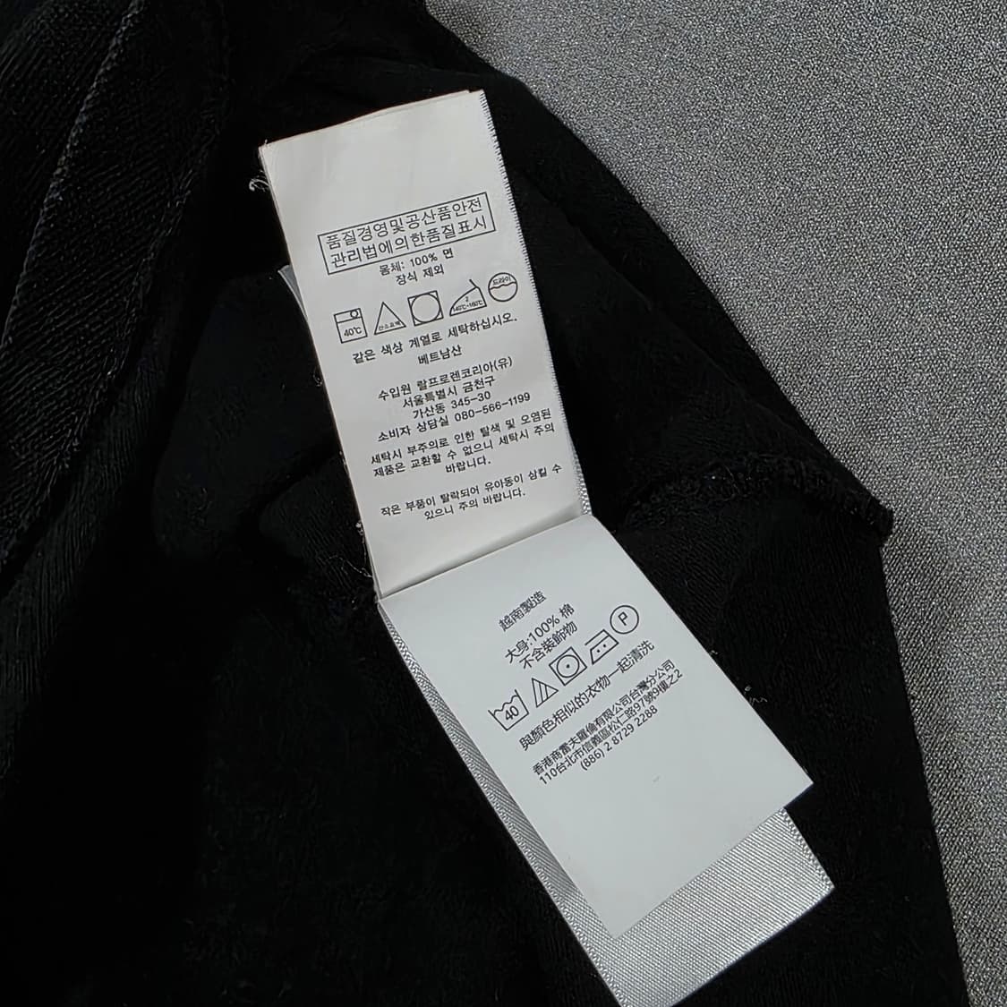 XL 폴로 랄프로렌 블랙 반팔 카라티 커스텀슬림핏 상품이미지4