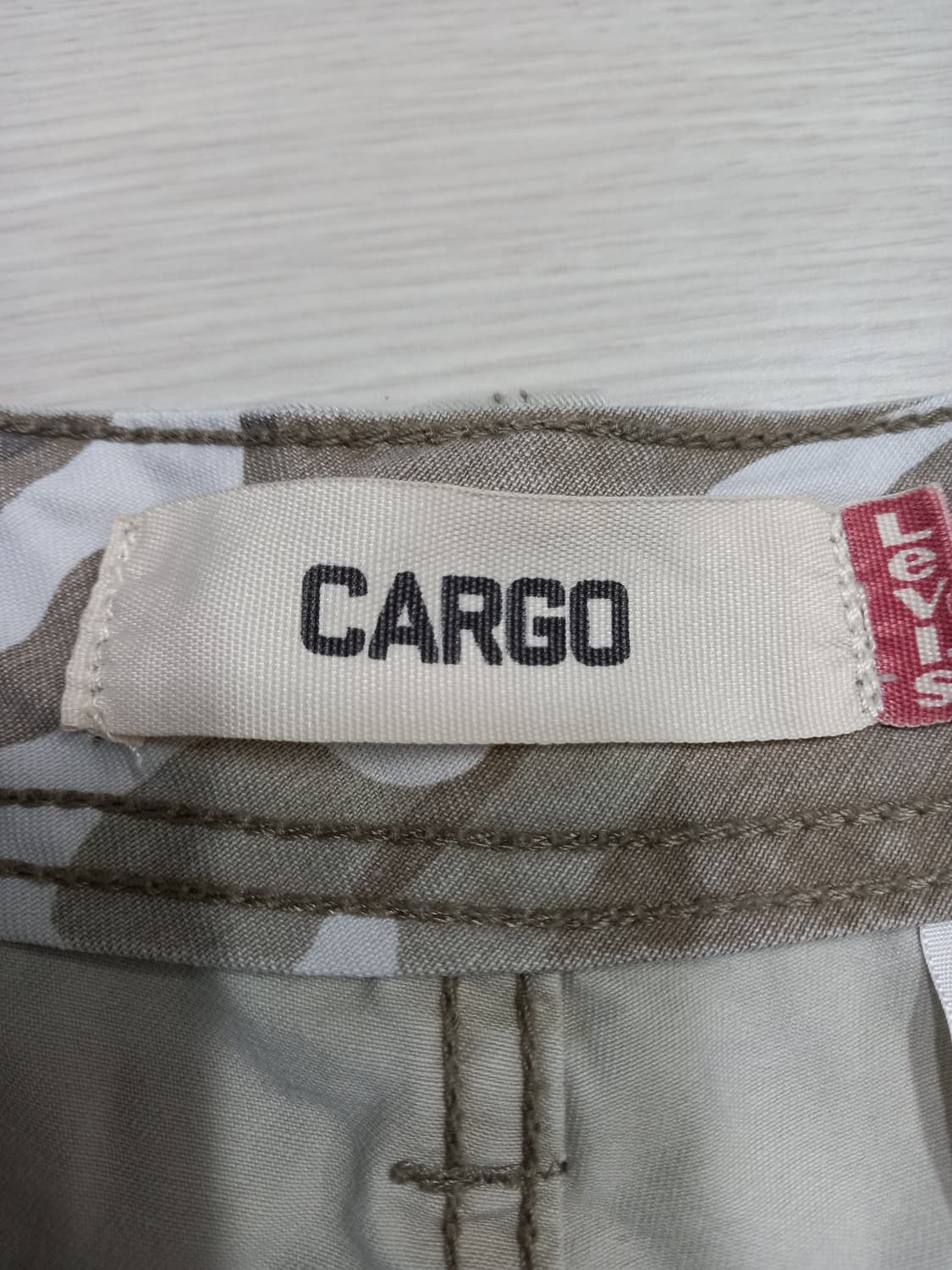 34-35 빈티지 리바이스 카고 반바지 연베이지 34-587 상품이미지4