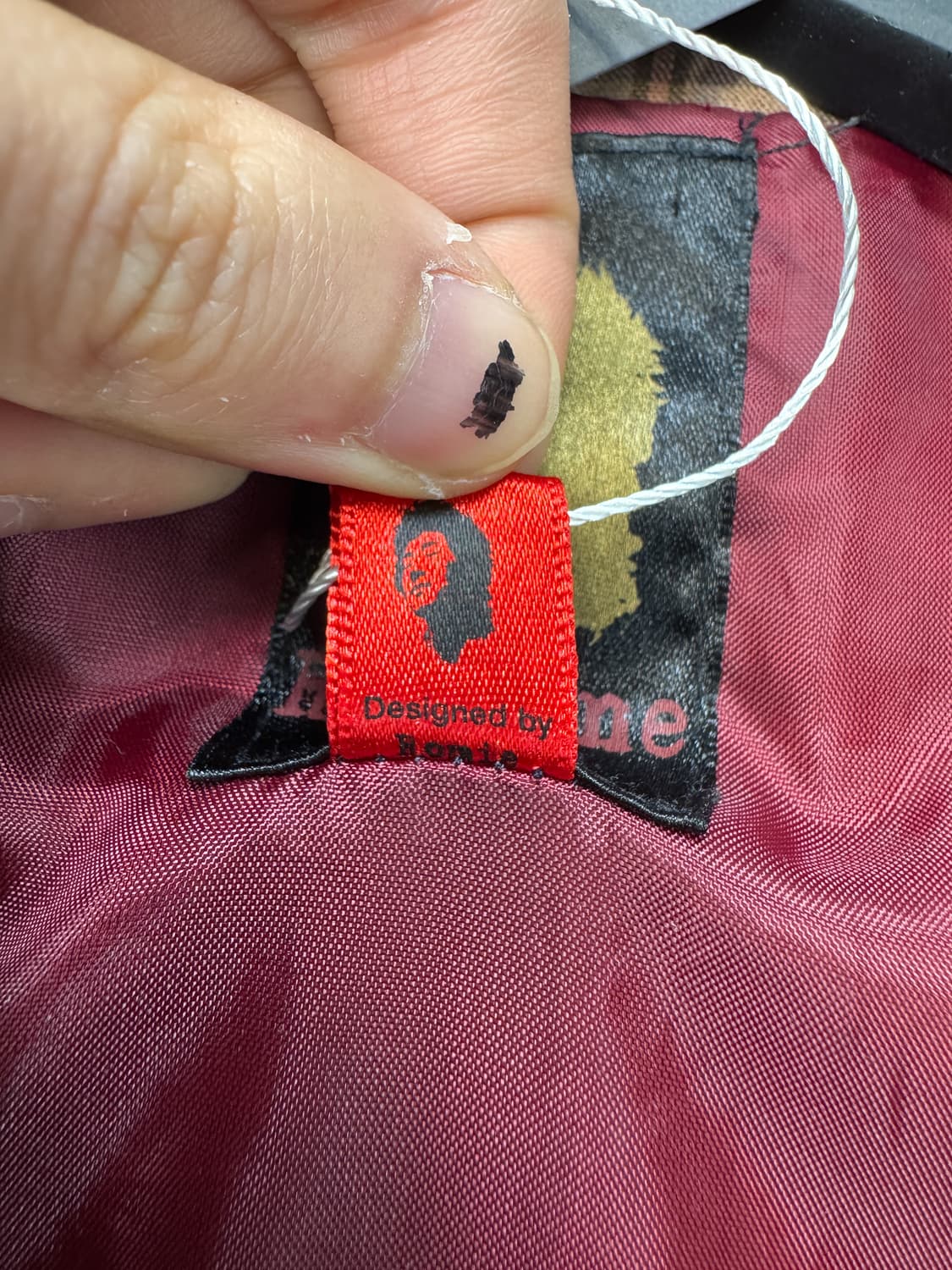 레드라인 패치워크 체크 자켓 상품이미지6