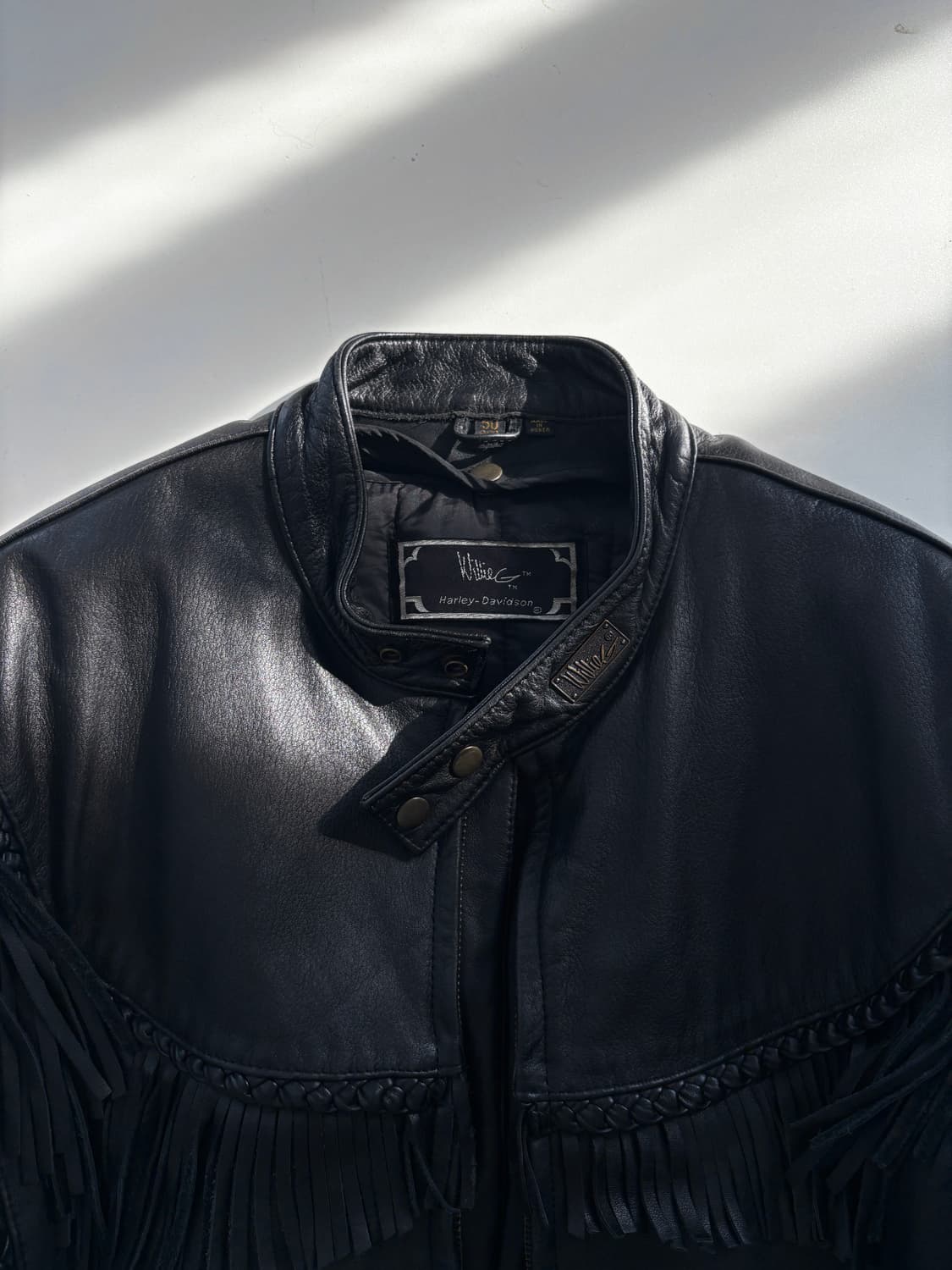할리데이비슨 프린지 윈터 레더 재킷 상품이미지2