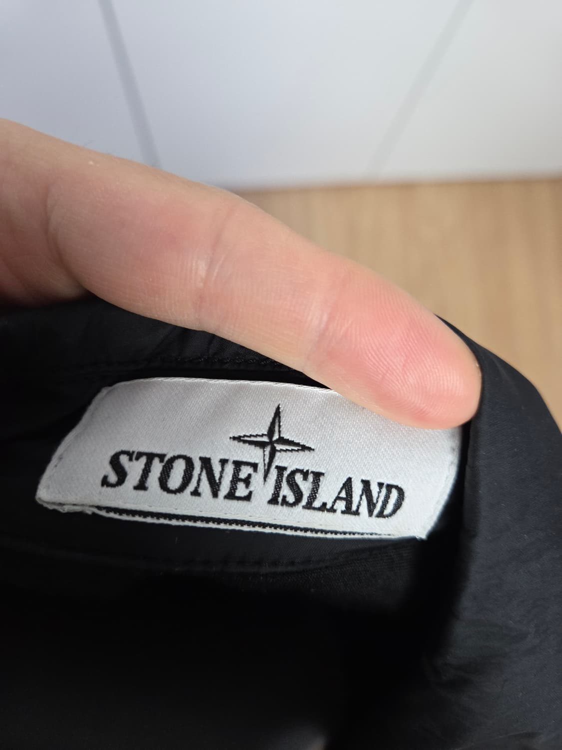[매장판] 스톤아일랜드 22fw 크링클랩스 오버셔츠 블랙 L 상품이미지7