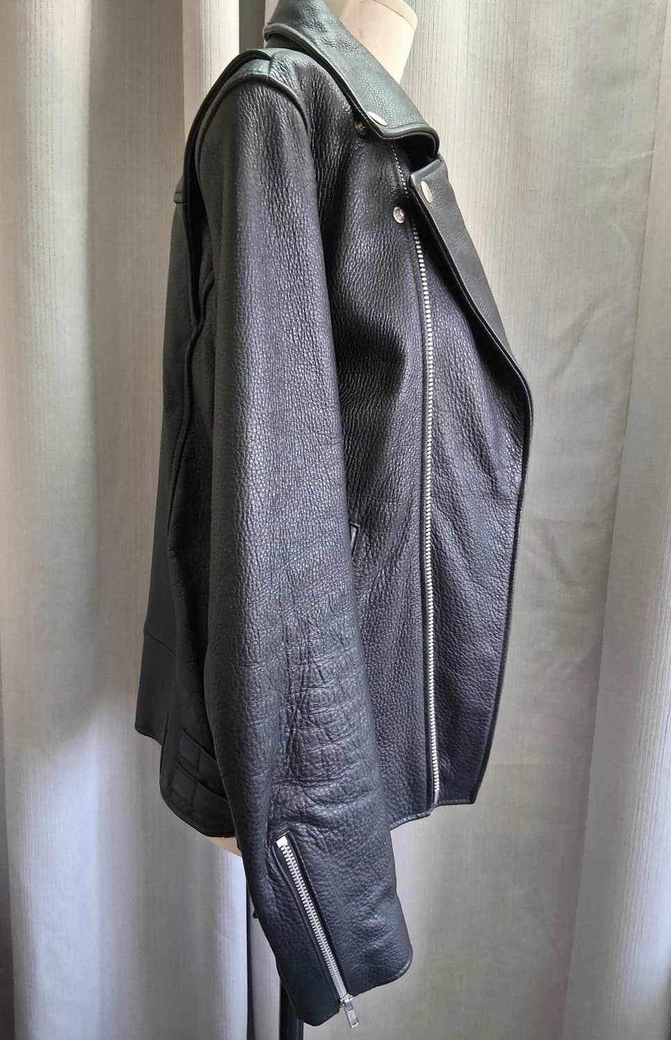 비바스튜디오 램스킨 라이더자켓 /여성90~95 상품이미지3
